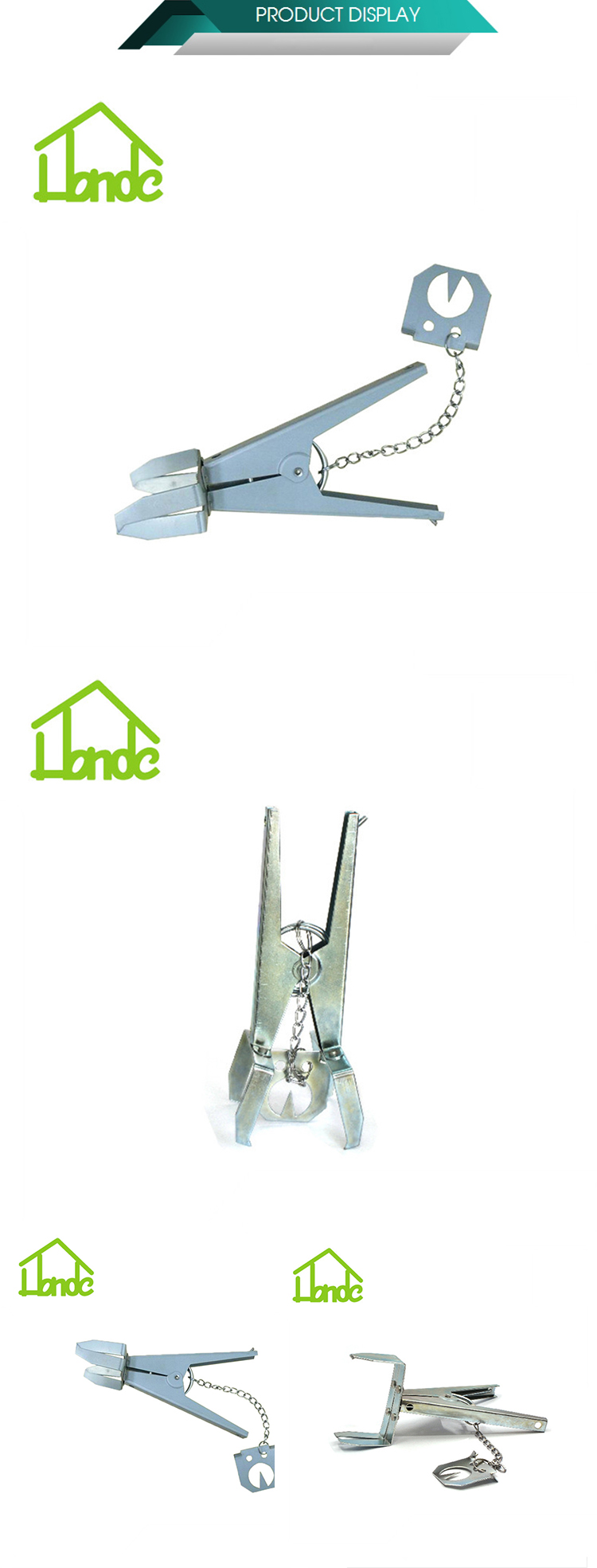 Heavy Duty Claw Mole Trap Humane Killer Rodent Trap Pest Control Products Outdoor Garden Mole Claw Scissor Trap