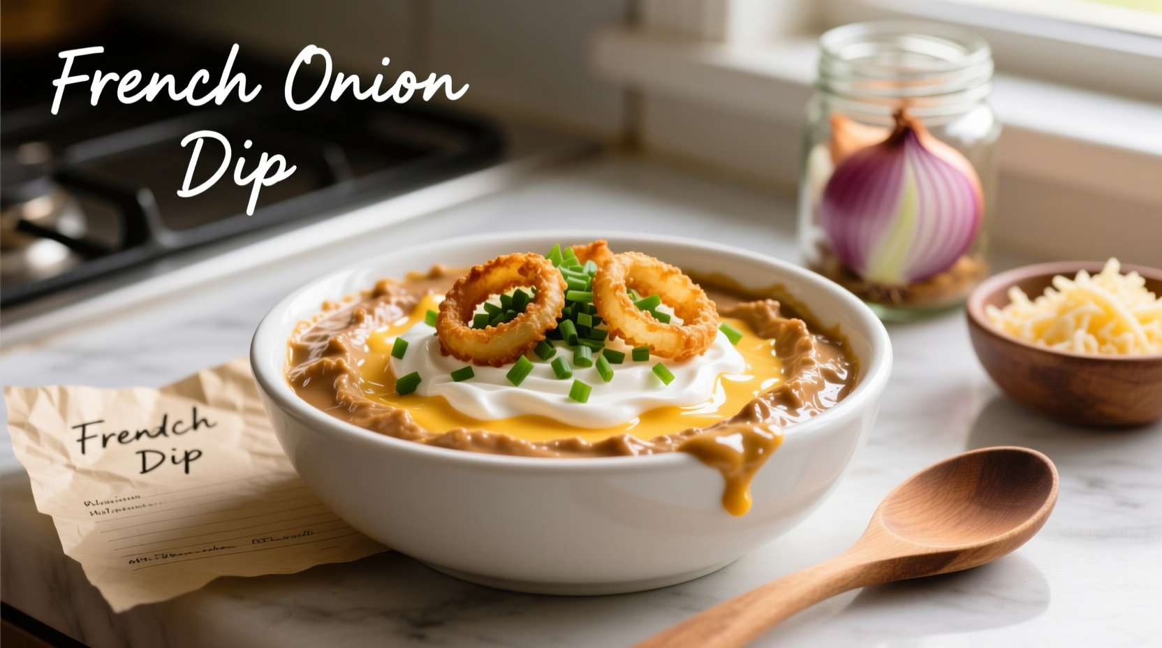 Authentic French Onion Dip Recipe in 20 Minutes