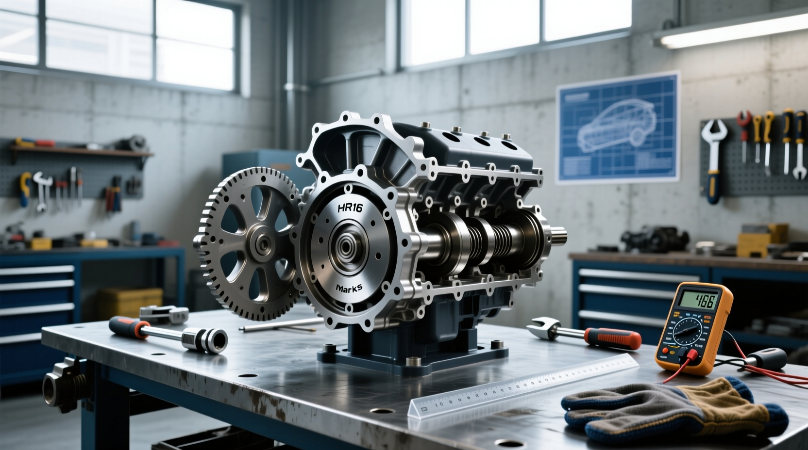 How to Find HR16 Engine Timing Marks Correctly