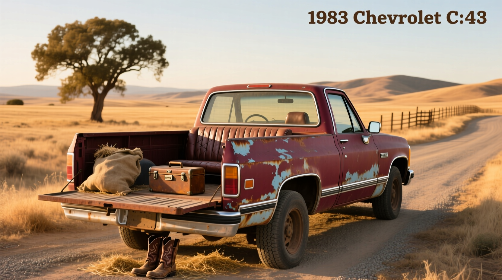 1983 Chevrolet C10 pickup truck in metallic bronze