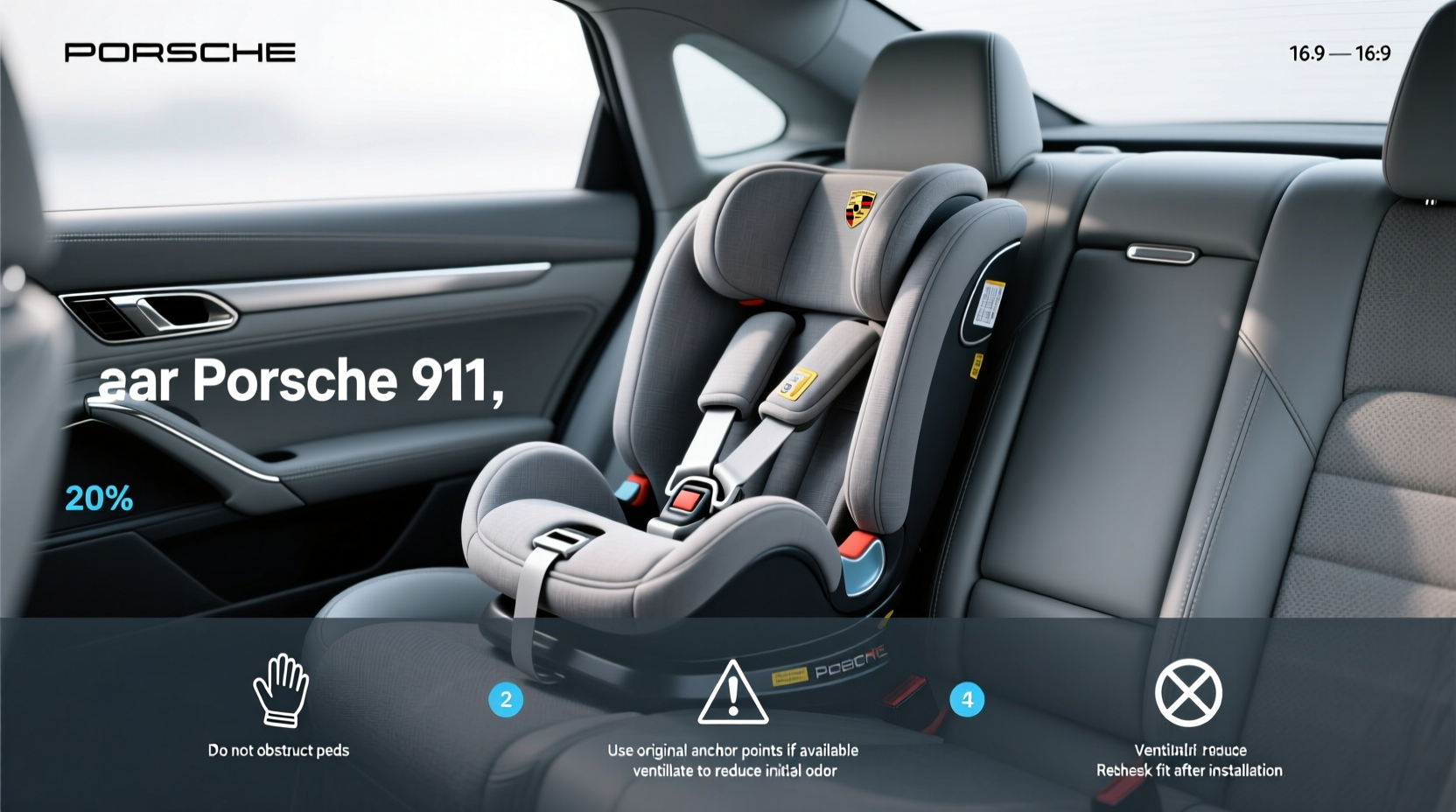 best child car seat for porsche 911