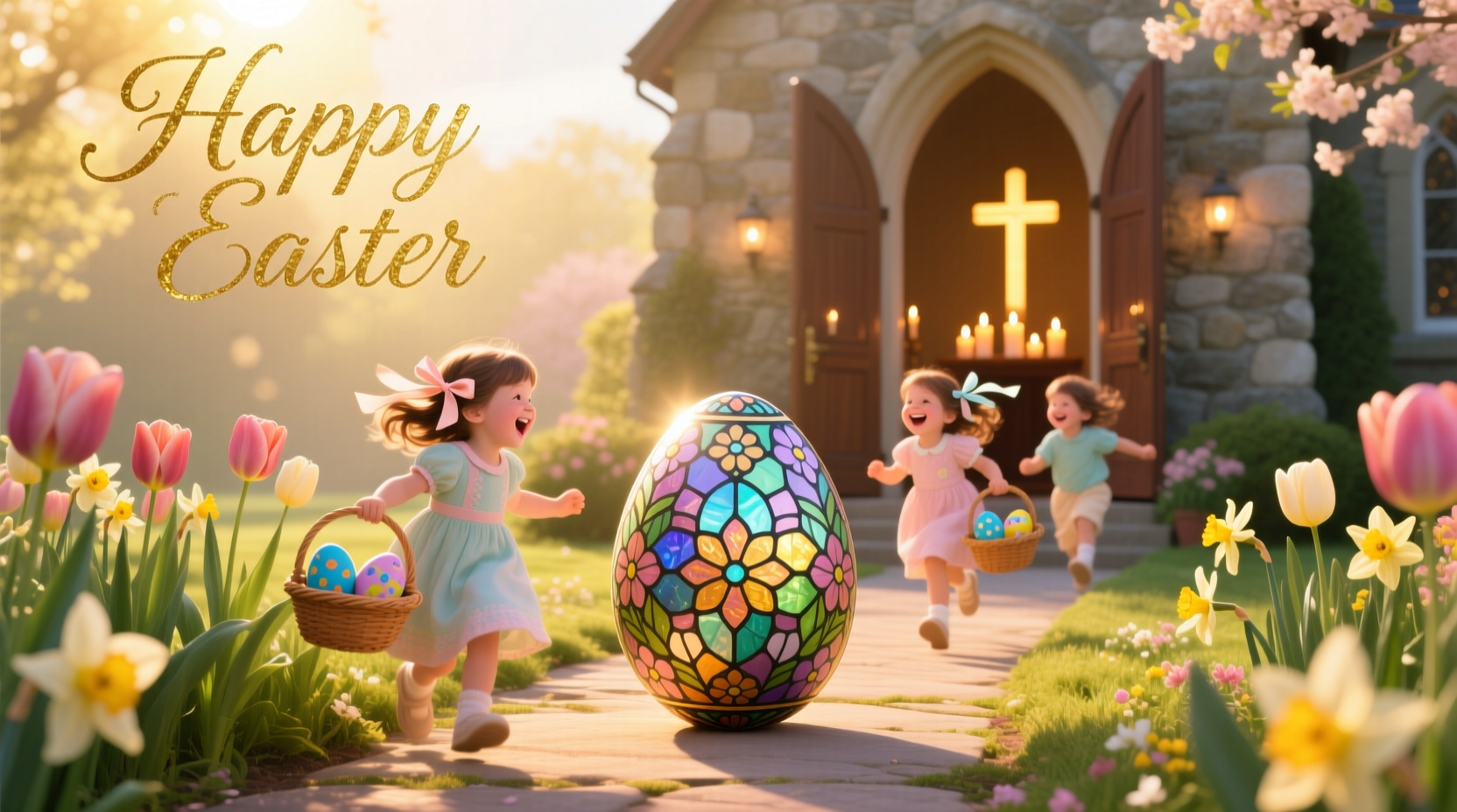 a festive introit for easter