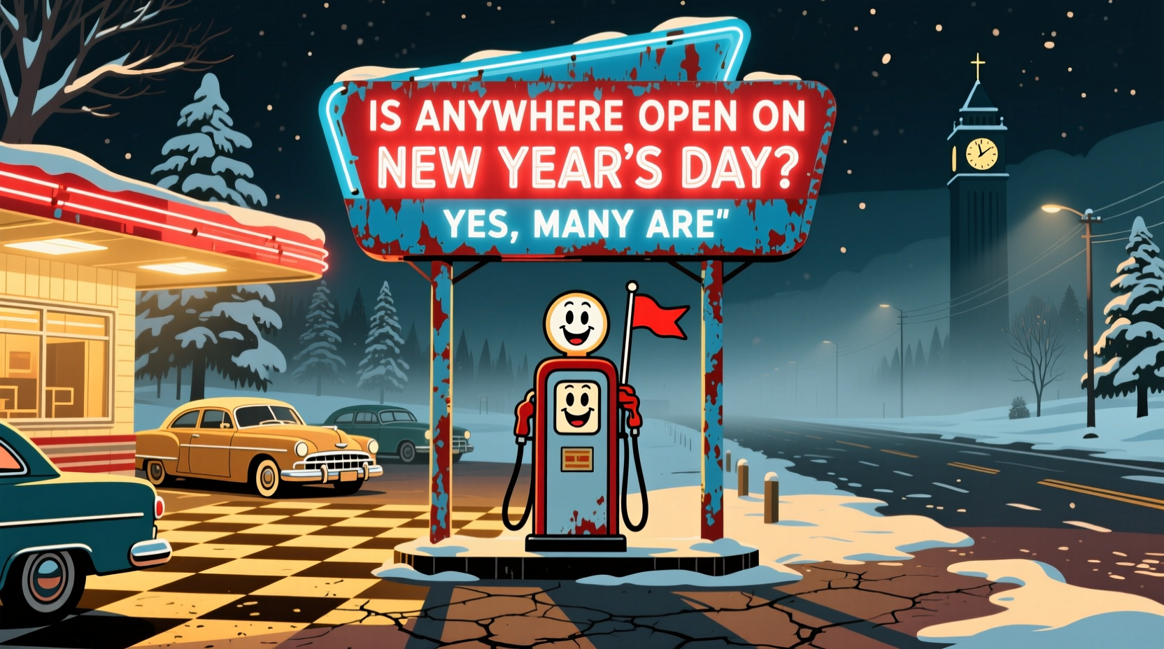 is anywhere open on new years day