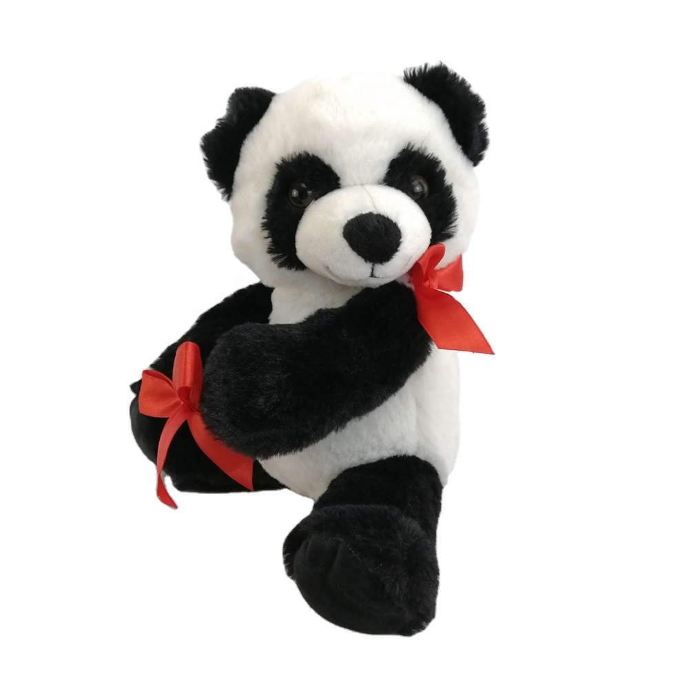 毛绒玩具流行手工制作定制毛绒玩具娃娃批发热卖可爱熊猫毛绒动物玩具