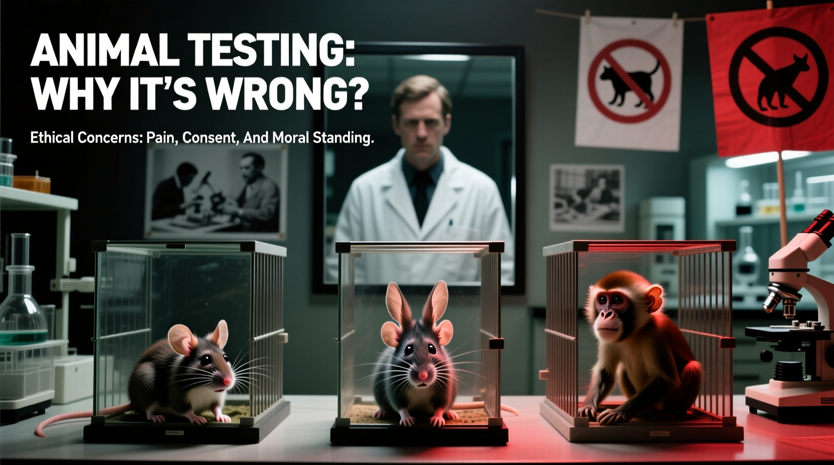 animal testing why its wrong arguments ethical concerns