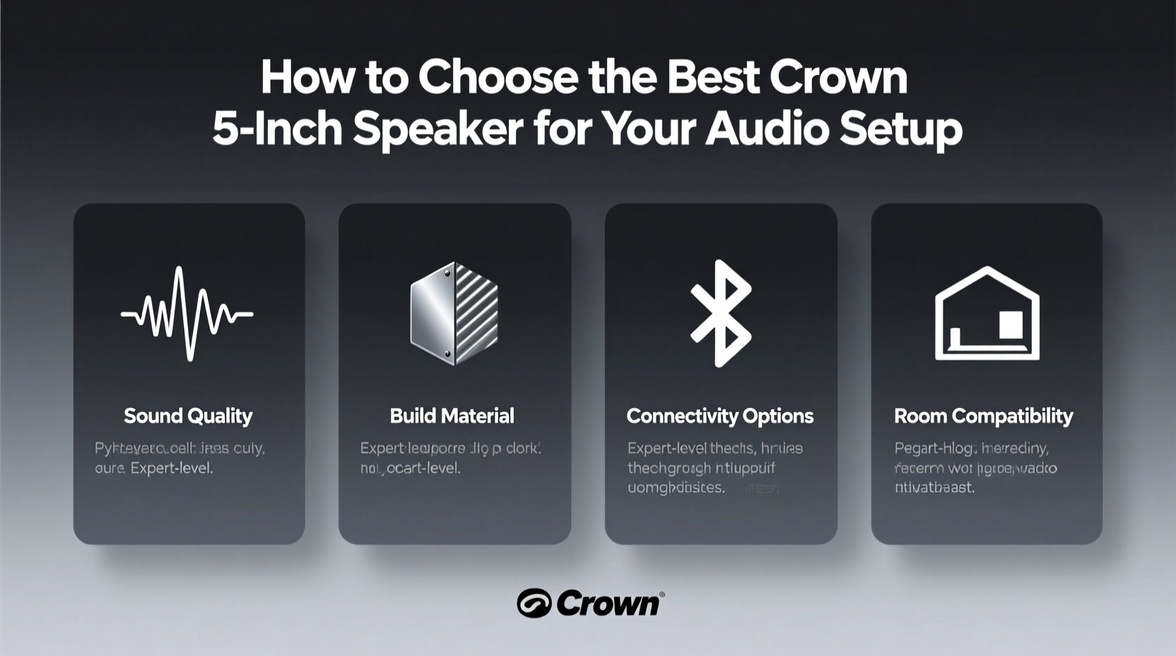 crown 5 inch speaker
