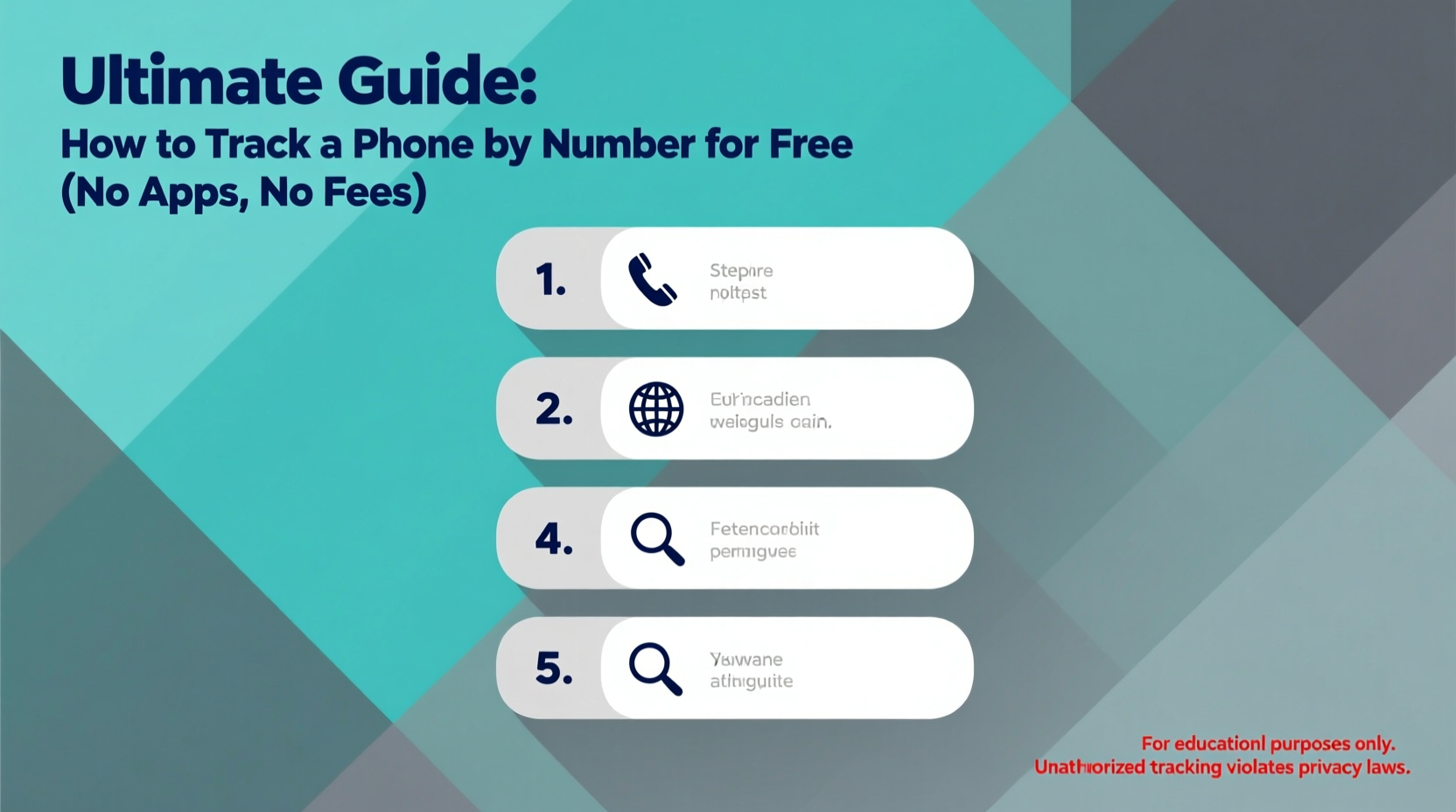 ultimate guide how to track a phone by number for free without apps or fees