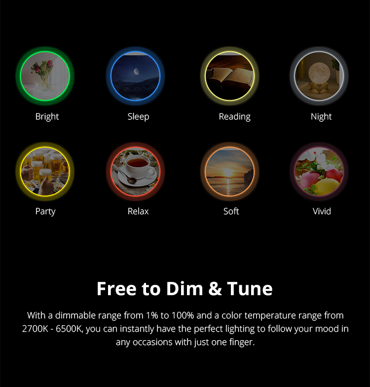 SONOFF B05-BL A60 WiFi Smart e27 LED RGB Bulb Lighting Support Smart Dimmer Color Changing