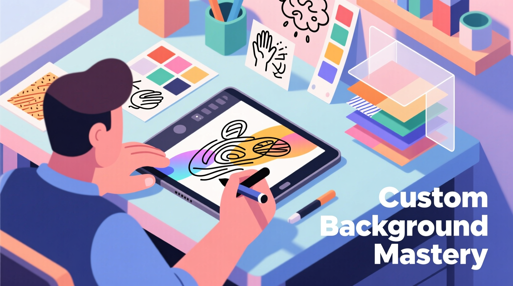 Creative Ways To Make A Custom Background For Any Project Step By Step ...