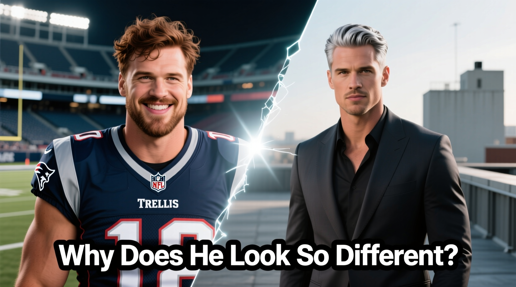 travis kelces transformation why does he look so different