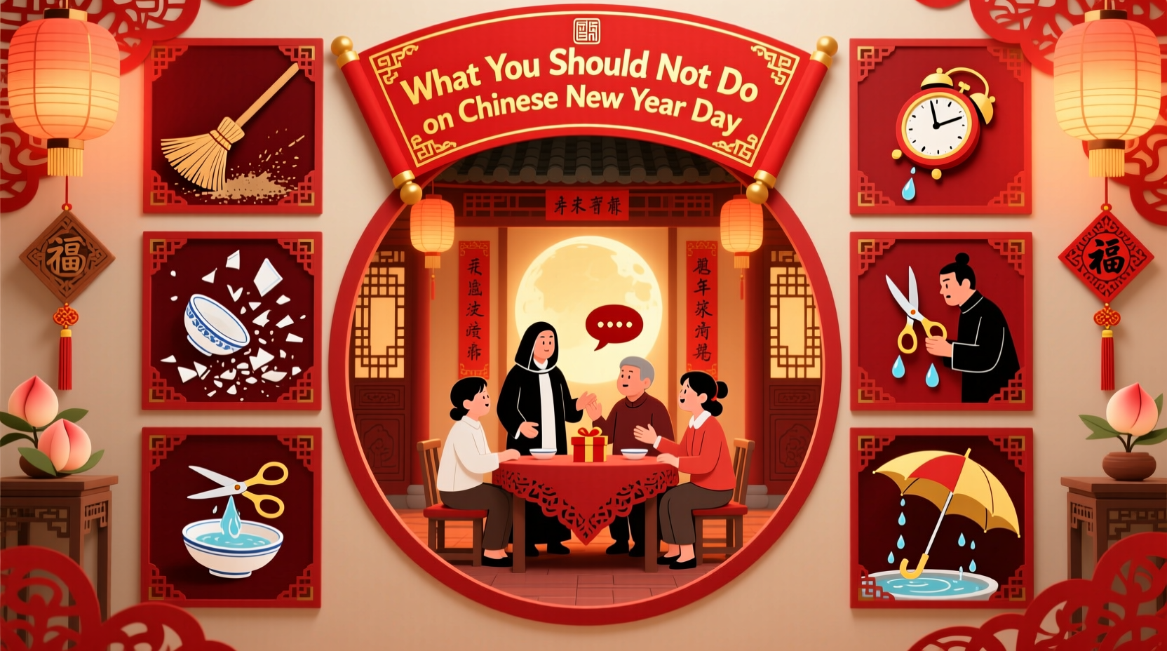 what can you not do on chinese new year day