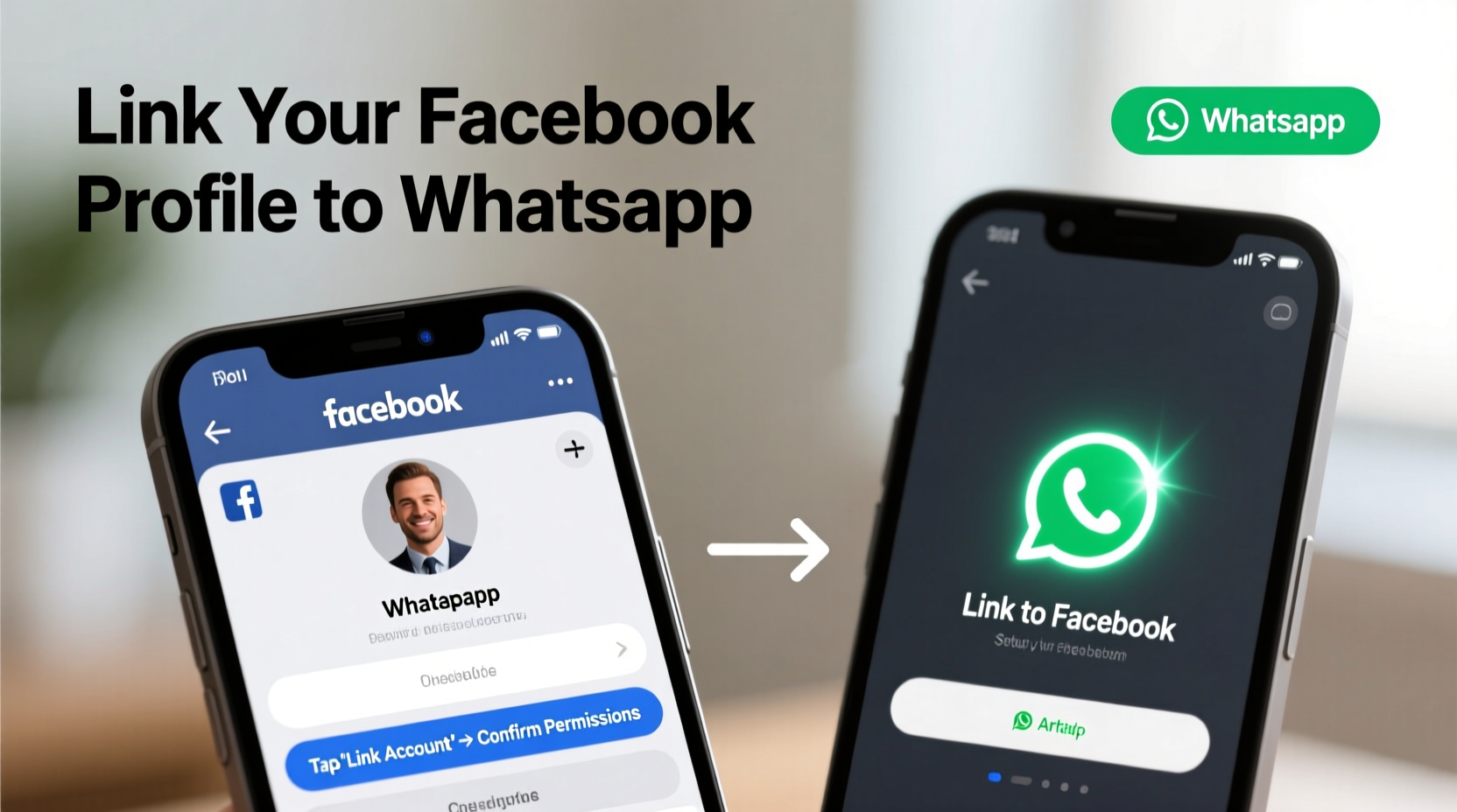 how to seamlessly connect your facebook profile to whatsapp for instant messaging