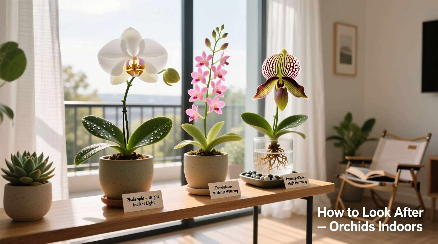 how to look after orchids indoors