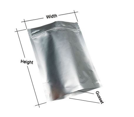 Reusable Stand Up Zipper Pouch Aluminum Foil Bags, Square Bottom Coffee Packaging Bags With Valve
