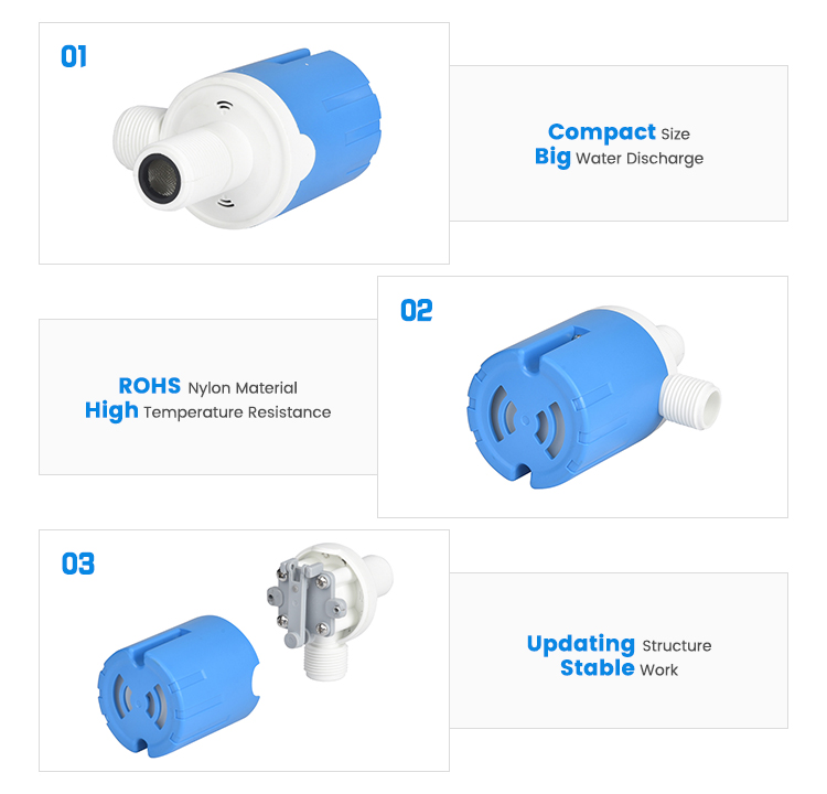 JUNY 3/4'' hydroponic valve water level control valve fish pond filter laguna float valve
