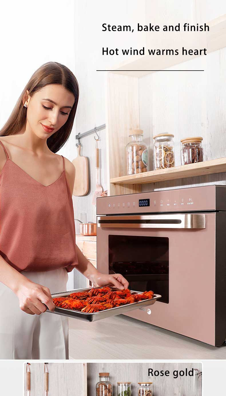 Intelligent steam oven household integrated computer desktop embedded two in one electric oven