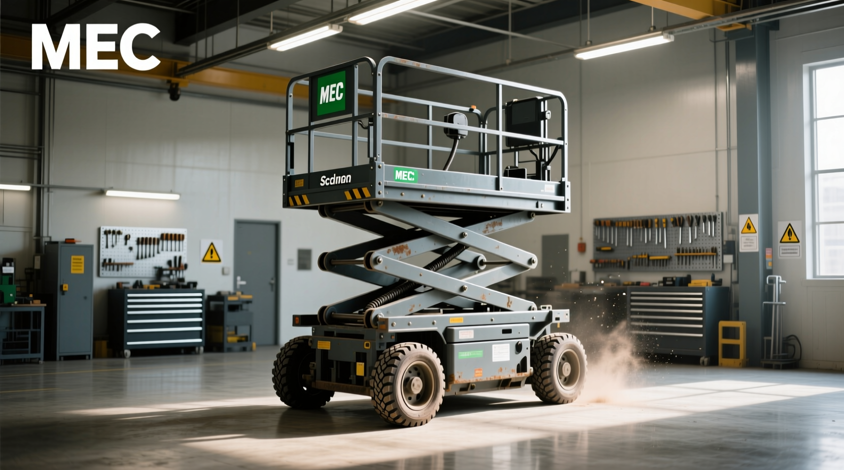 How to Choose MEC Scissor Lift Tires, Who Makes MEC Lifts? Buying Guide