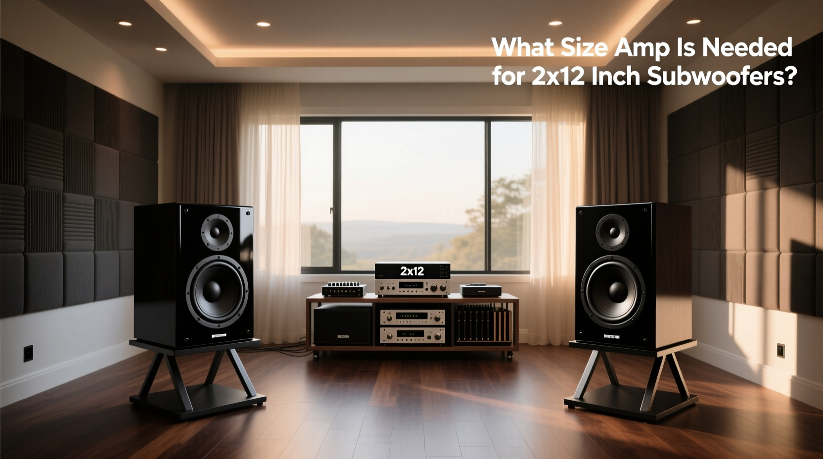 What Size Amp for 2 12 Inch Subwoofers: A Practical Buying Guide