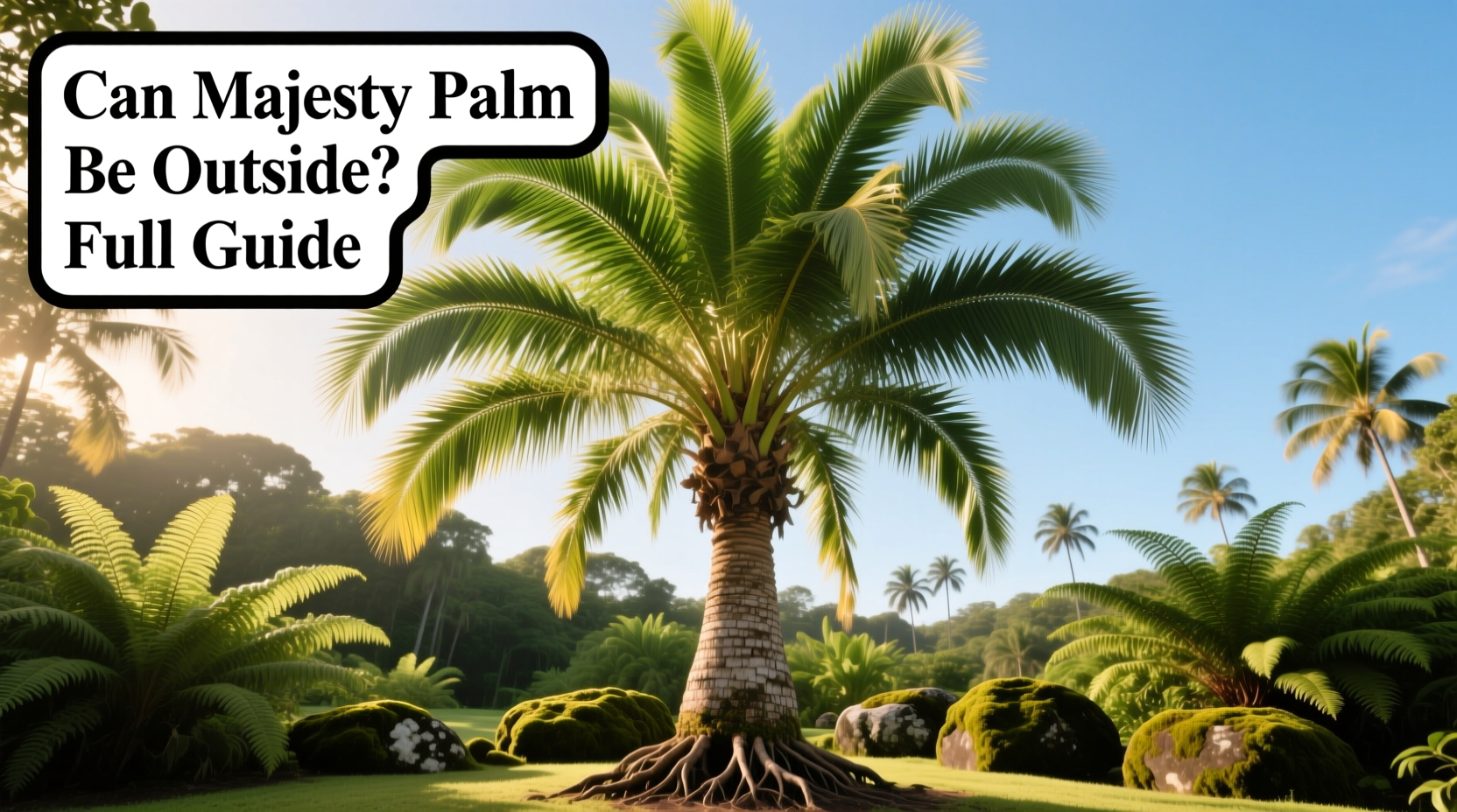 Can Majesty Palm Be Outside? Full Guide