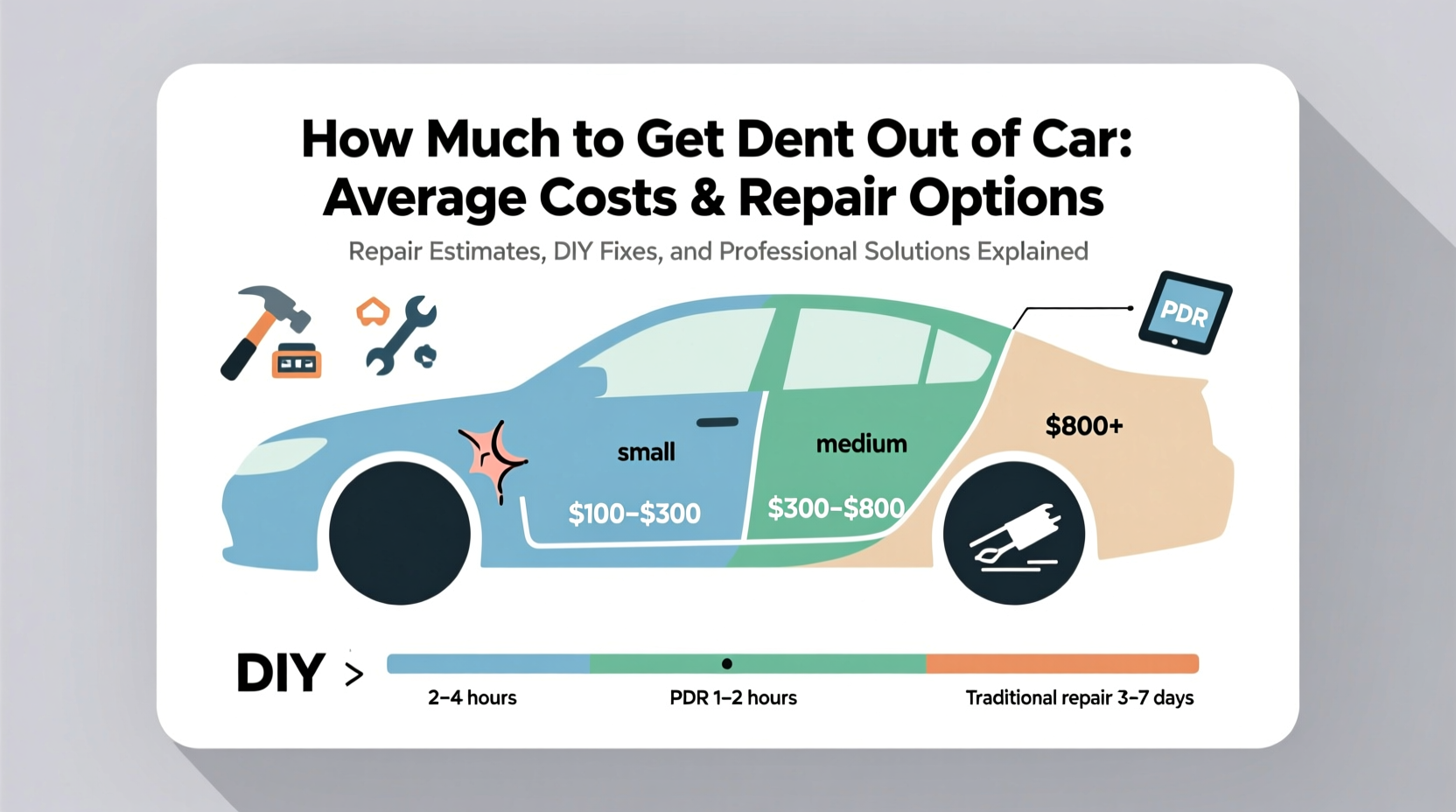 how much to get dent out of car
