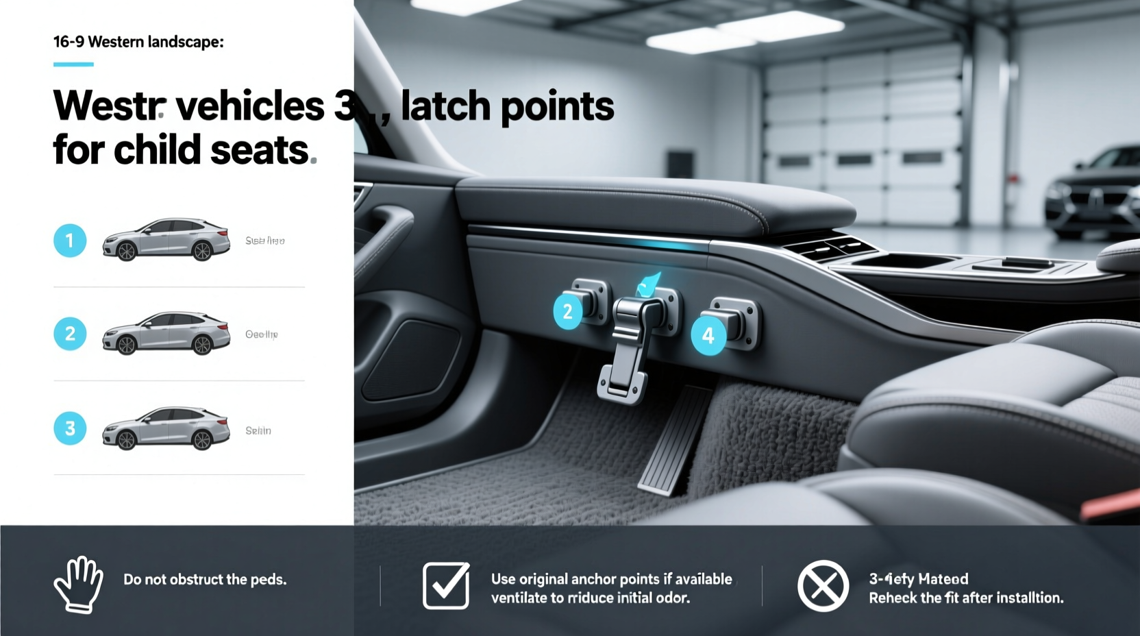 list of cars with three latch points for child seats