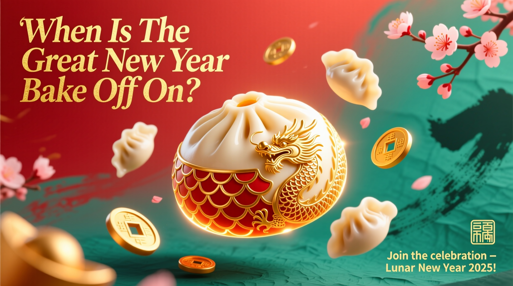 when is the great new year bake off on