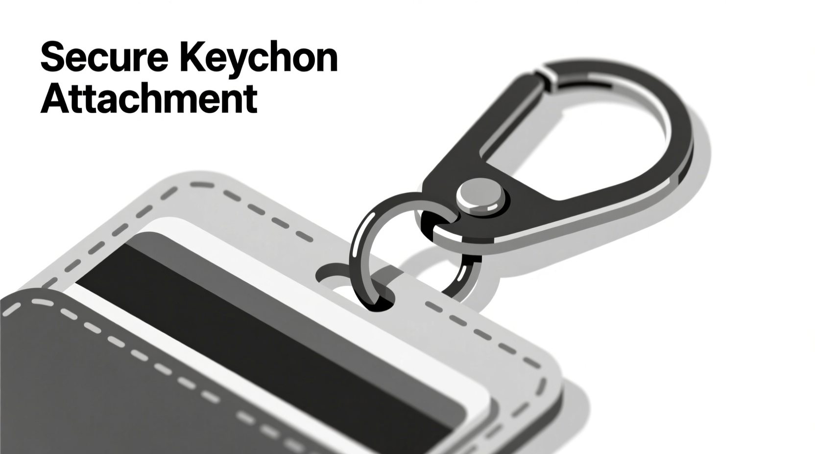 simple and secure methods to attach a keychain to your bus card holder