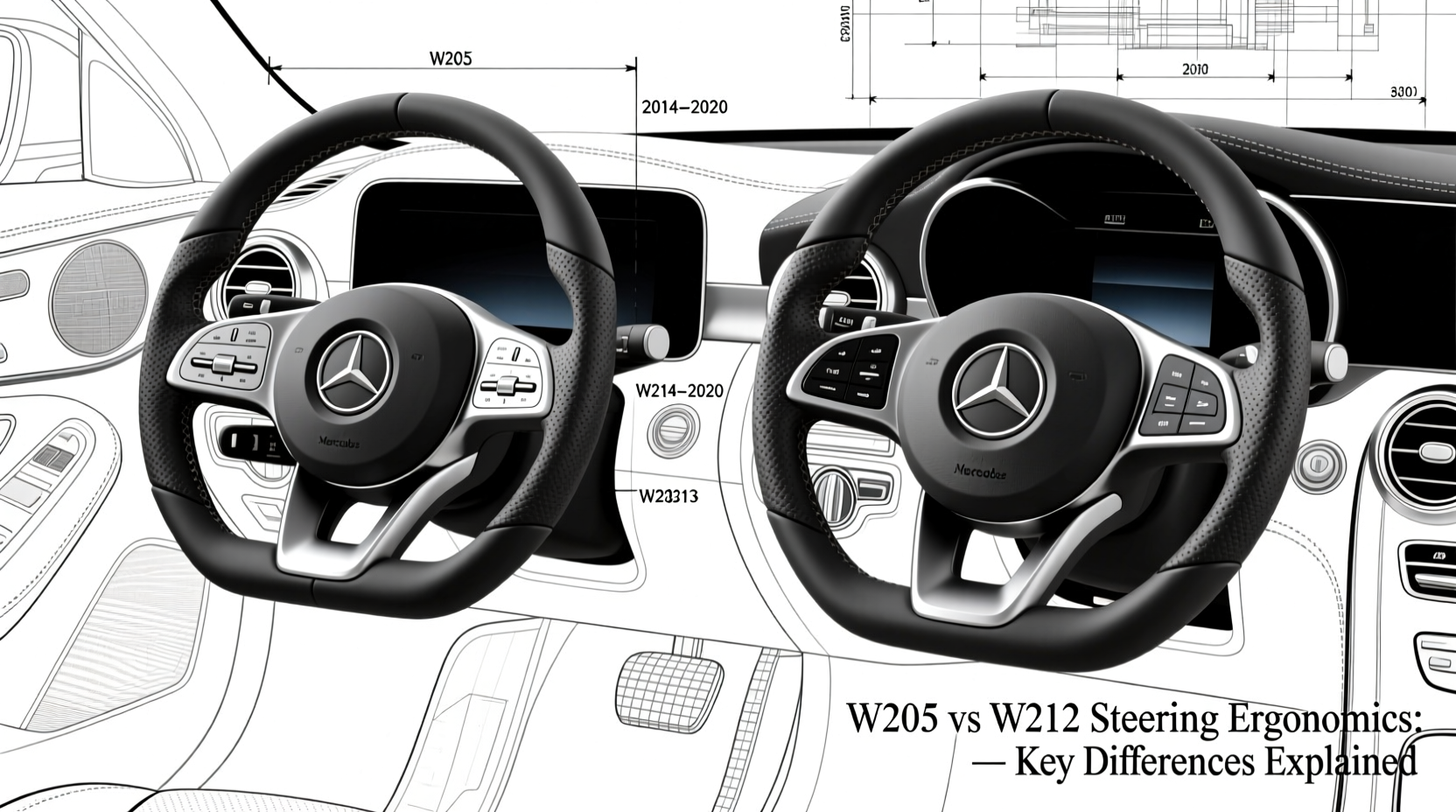 w205 vs w213 steering ergo