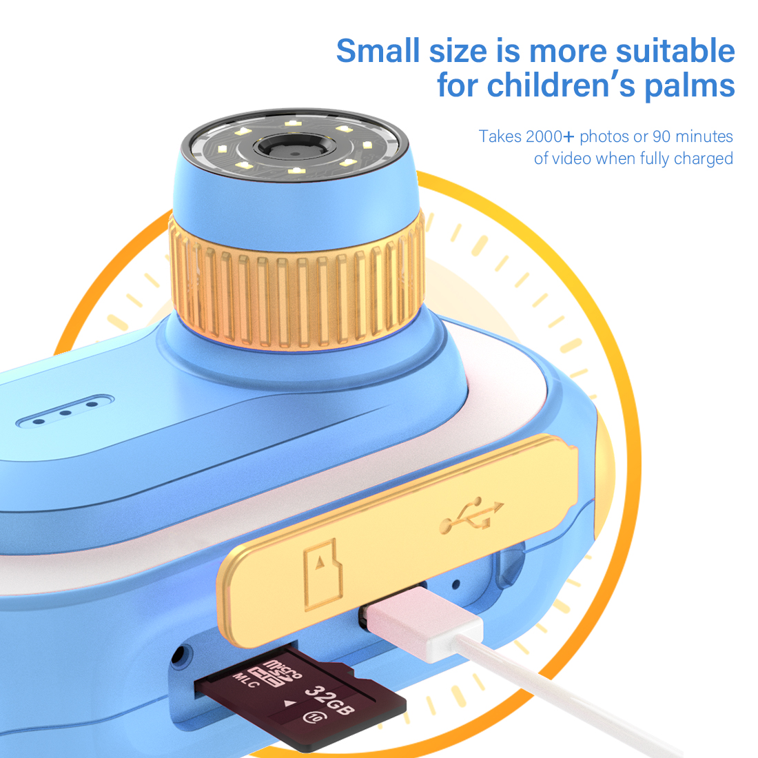 Dropshipping Wholesale 15 Mega Pixel Mini Cheap Wifi APP Digital Student Table Camera for Kids