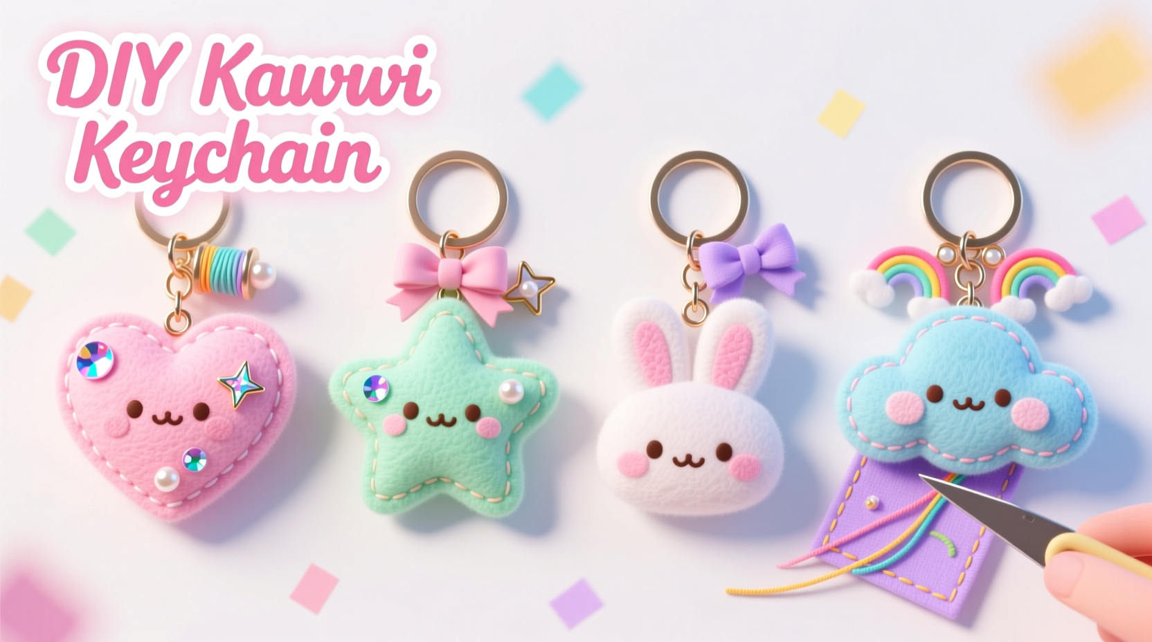 how to make adorable and easy keychains for girls a step by step creative guide