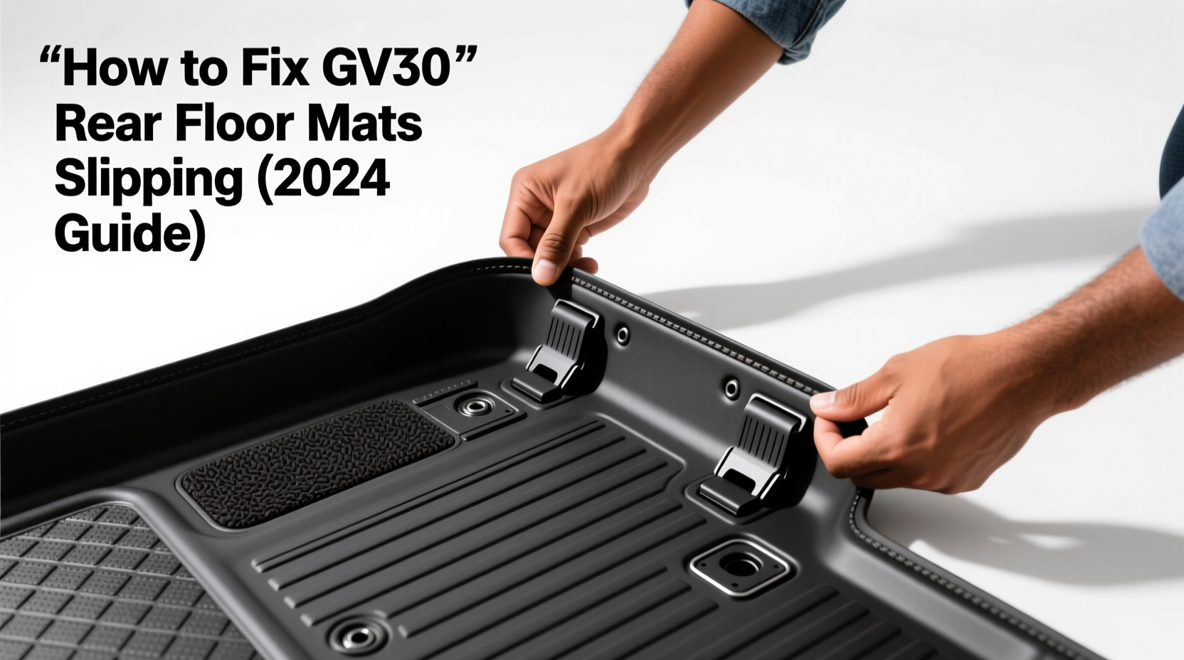 gv70 rear mats slipping fix