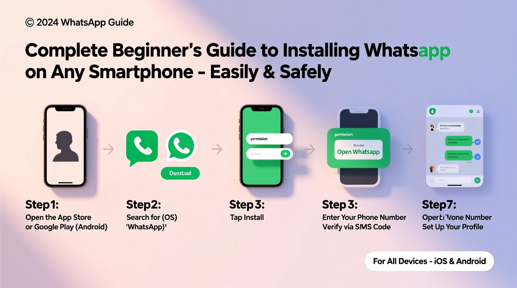 a complete beginners guide to installing whatsapp on any cell phone easily