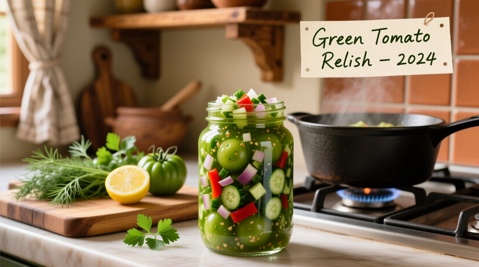 Perfect Green Tomato Relish Recipe: Preserve Your Harvest