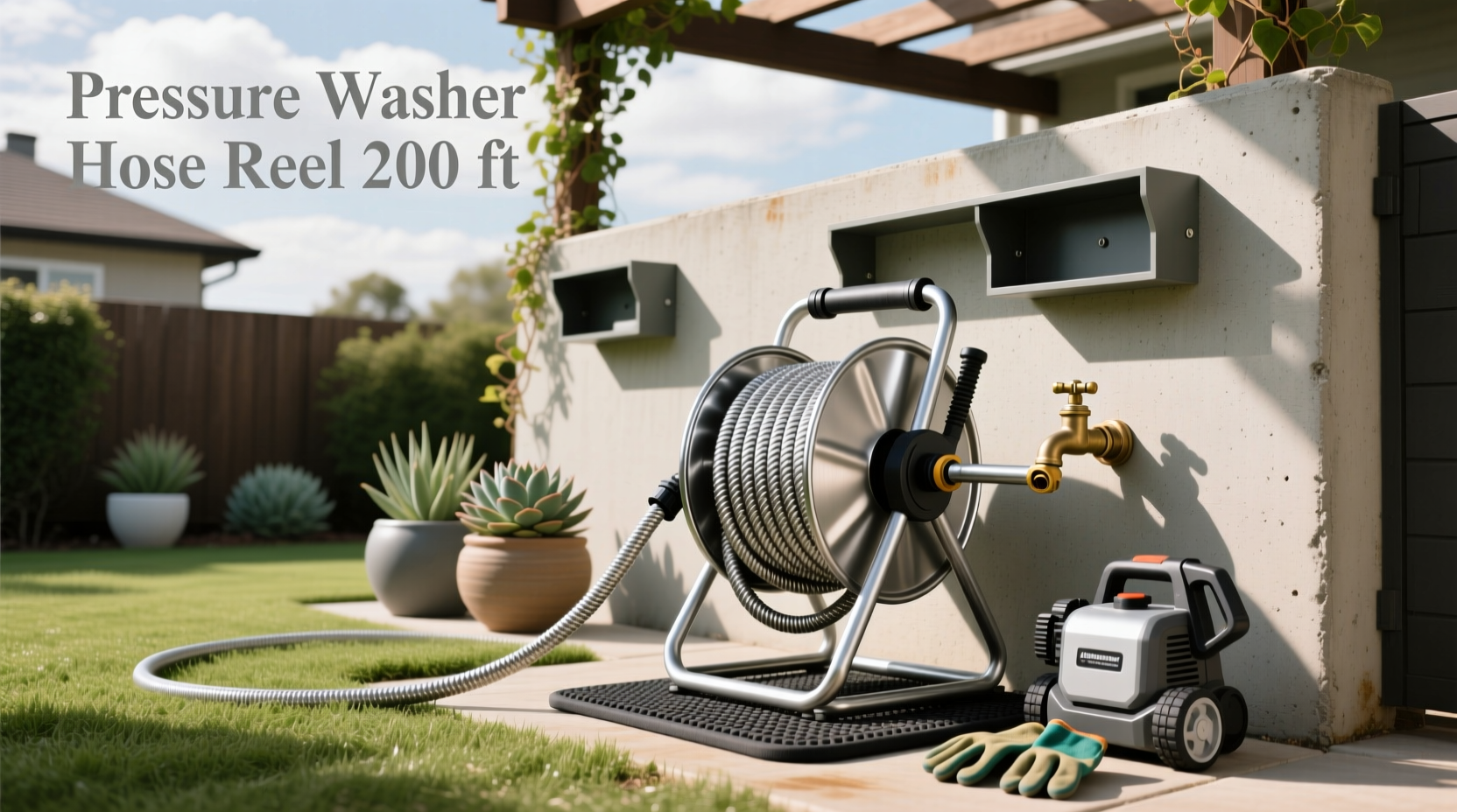 How to Choose a 200 ft Retractable Pressure Washer Hose Reel