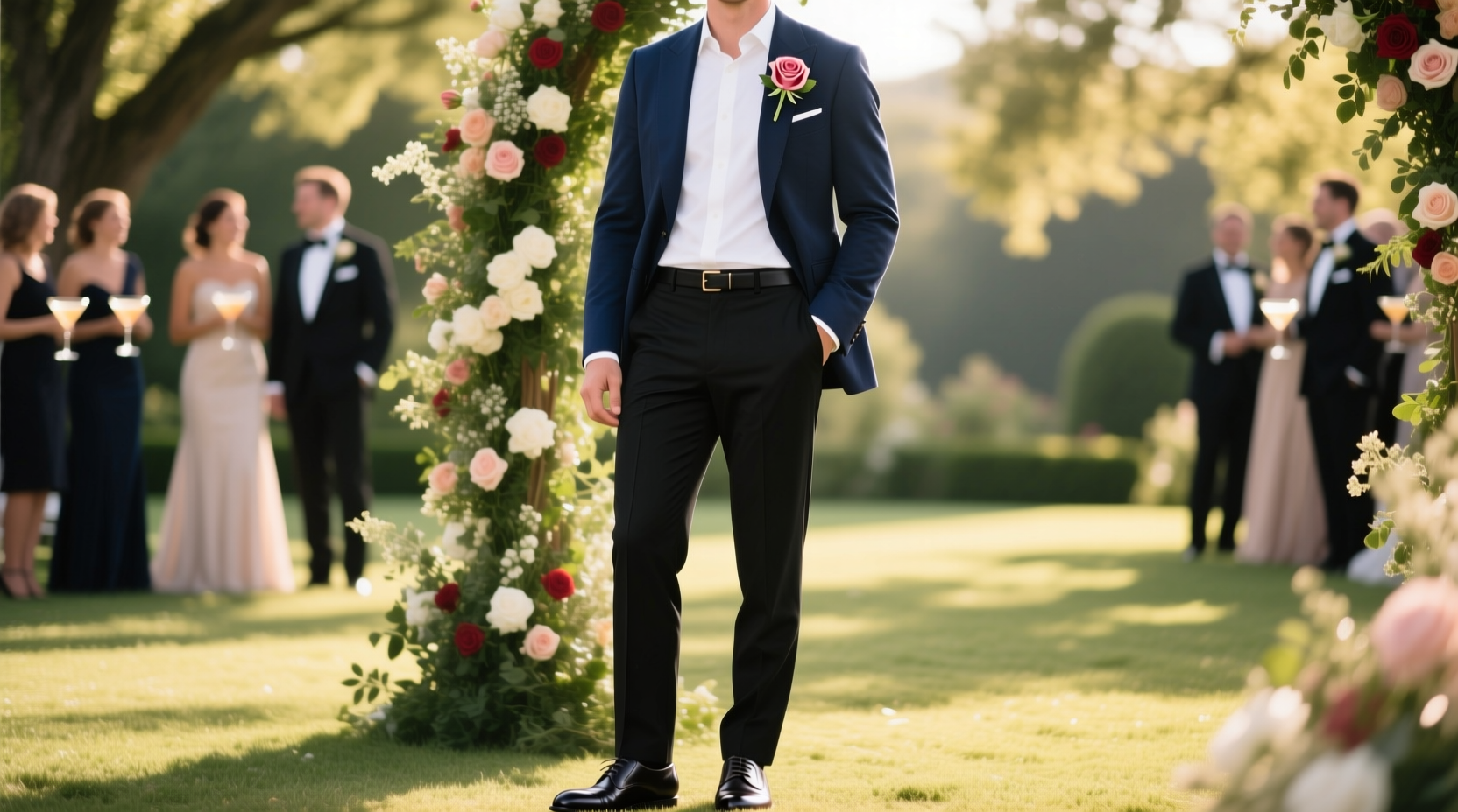 can you wear pants to a wedding