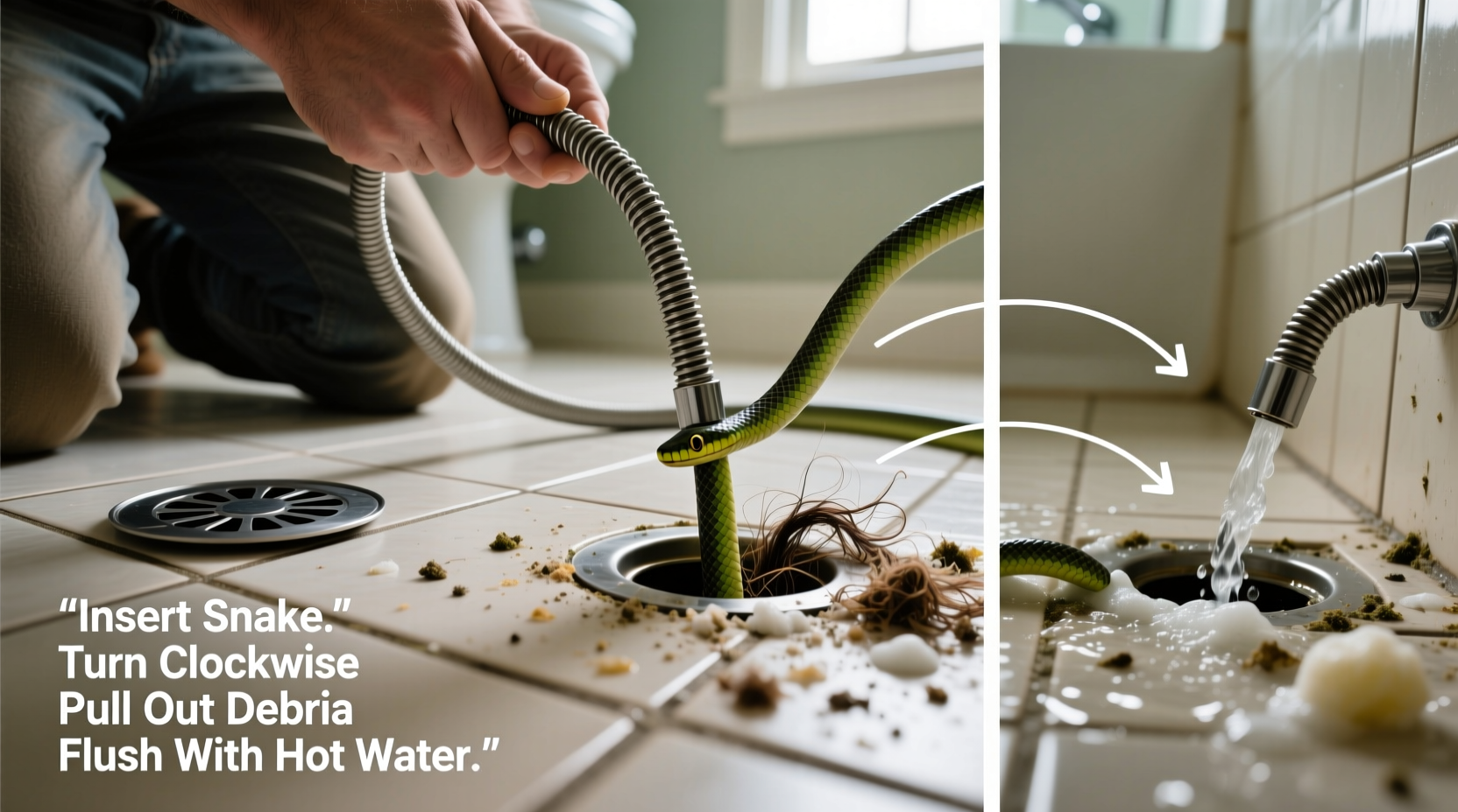 mastering how to snake a shower floor drain a step by step guide for effective clog removal