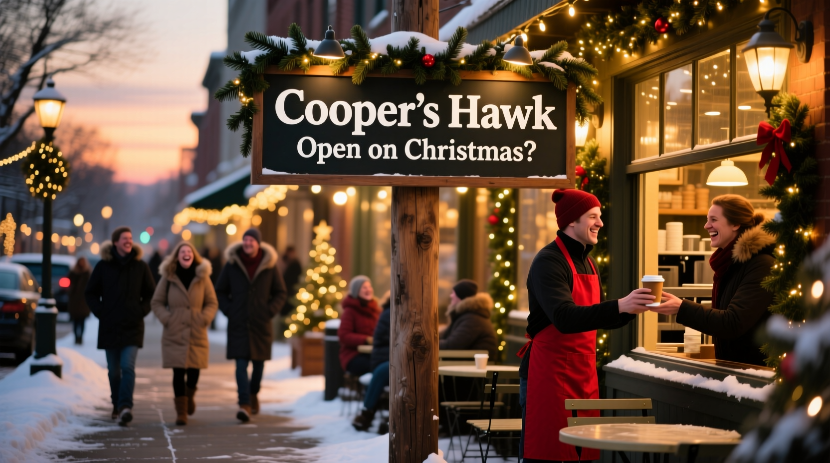is coopers hawk open on christmas