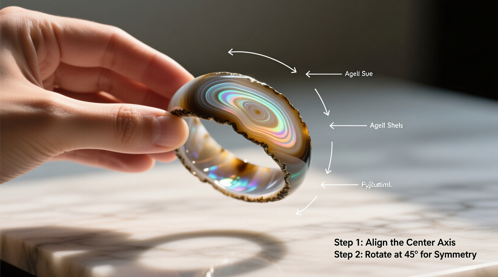 mastering agate shell rotation a step by step guide to perfect bracelet alignment