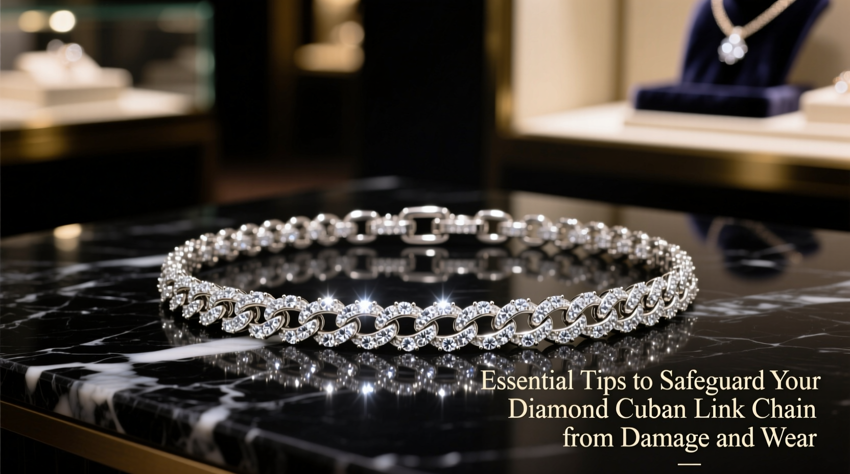 essential tips to safeguard your diamond cuban link chain from damage and wear