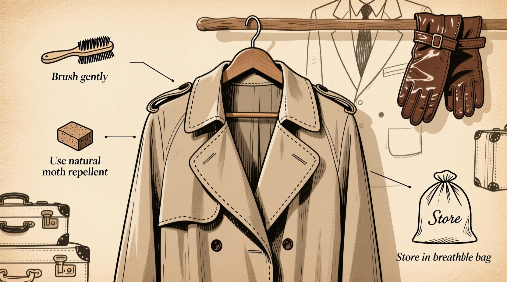 how to care for vintage coats