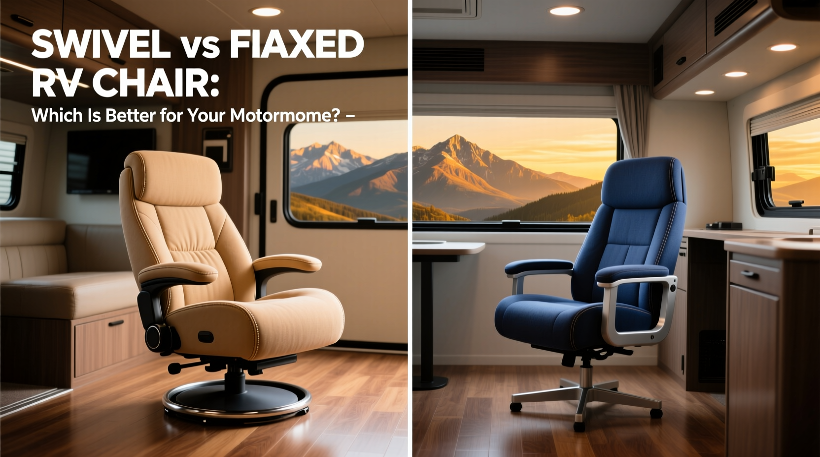 Swivel vs Fixed RV Chair: Which Is Better for Your Motorhome?