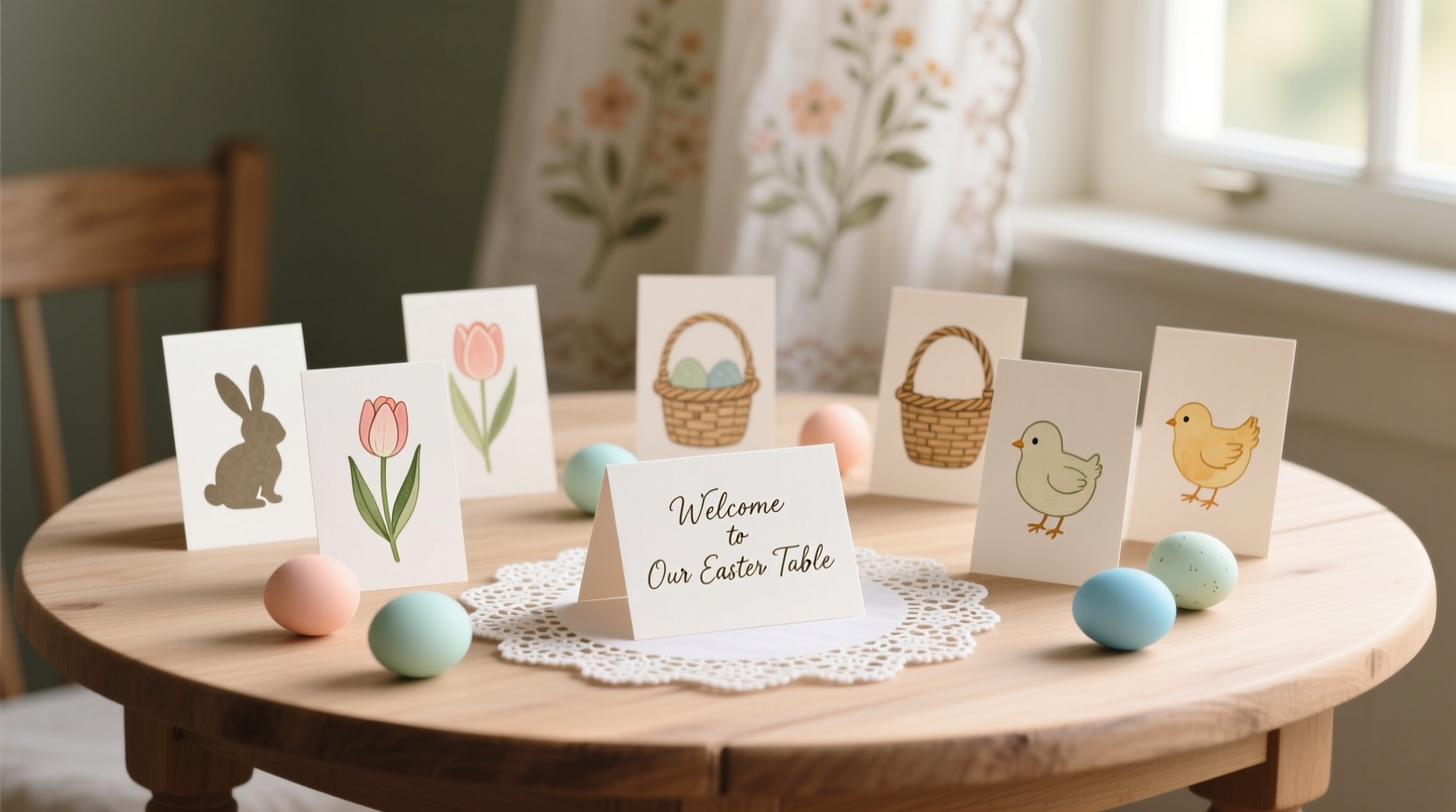 how to make easter place cards