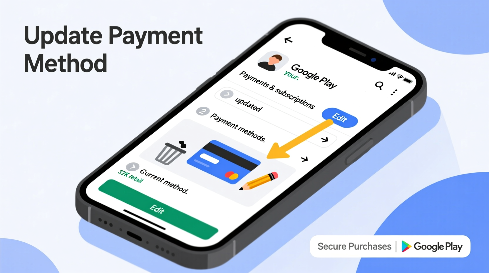 how to easily remove or update your payment method on google play for secure purchases