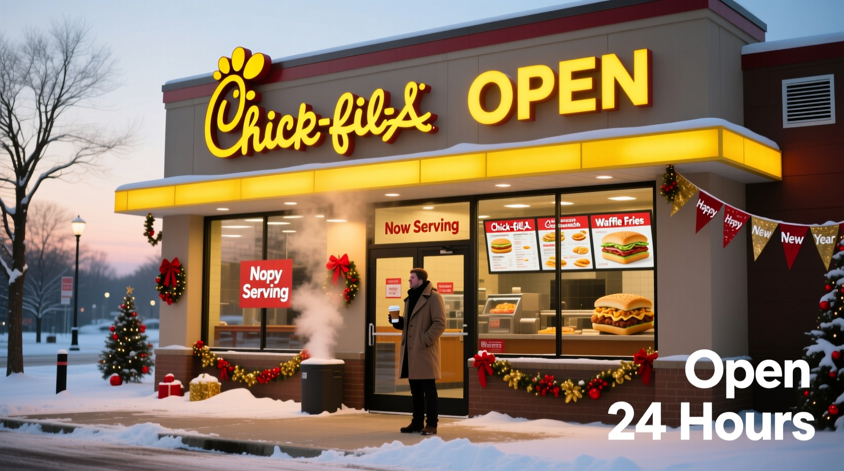 is chickfila open on new years day