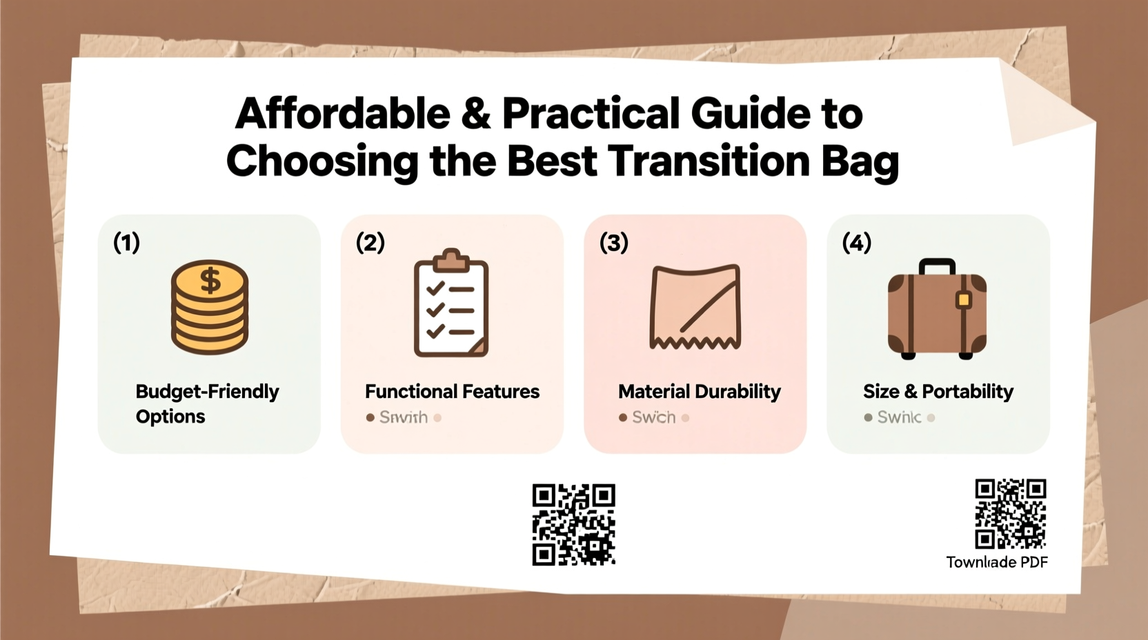 affordable and practical guide to choosing the best transition bag