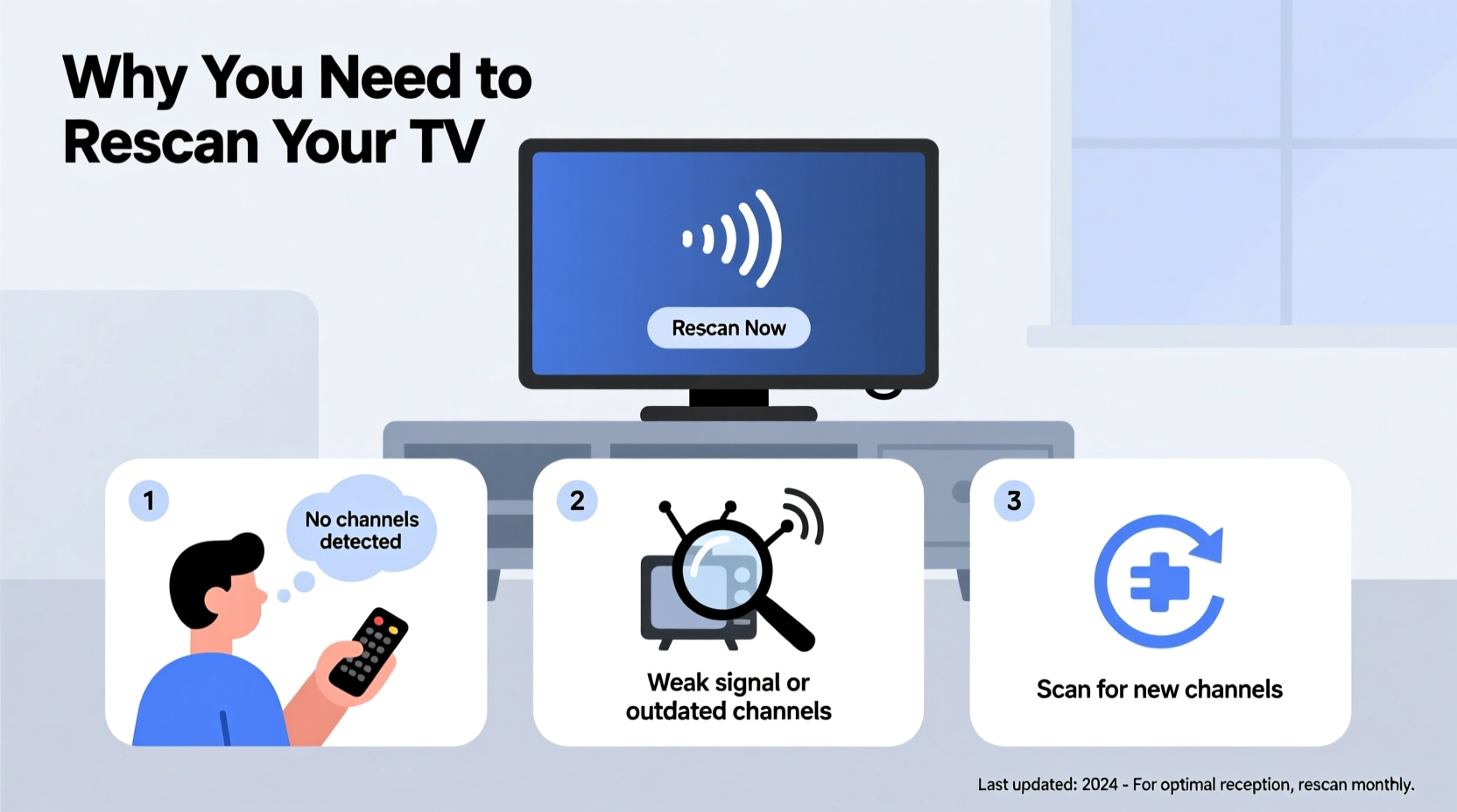 why do i need to rescan my tv understanding tv rescanning