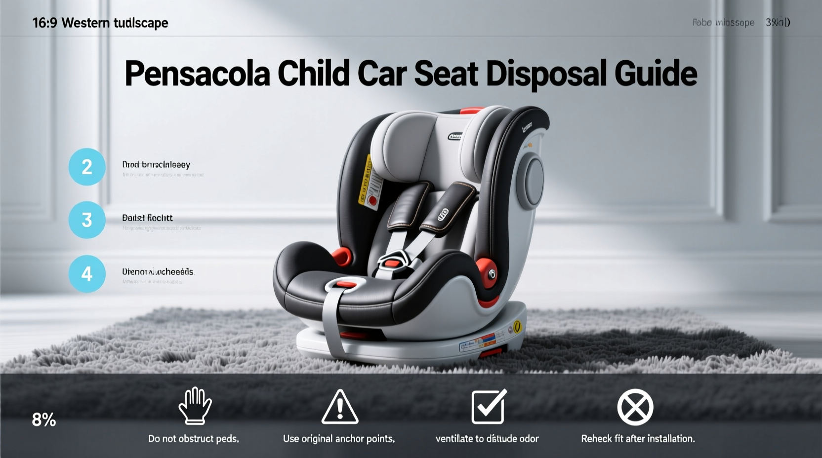 city of pensacola child car seat disposal