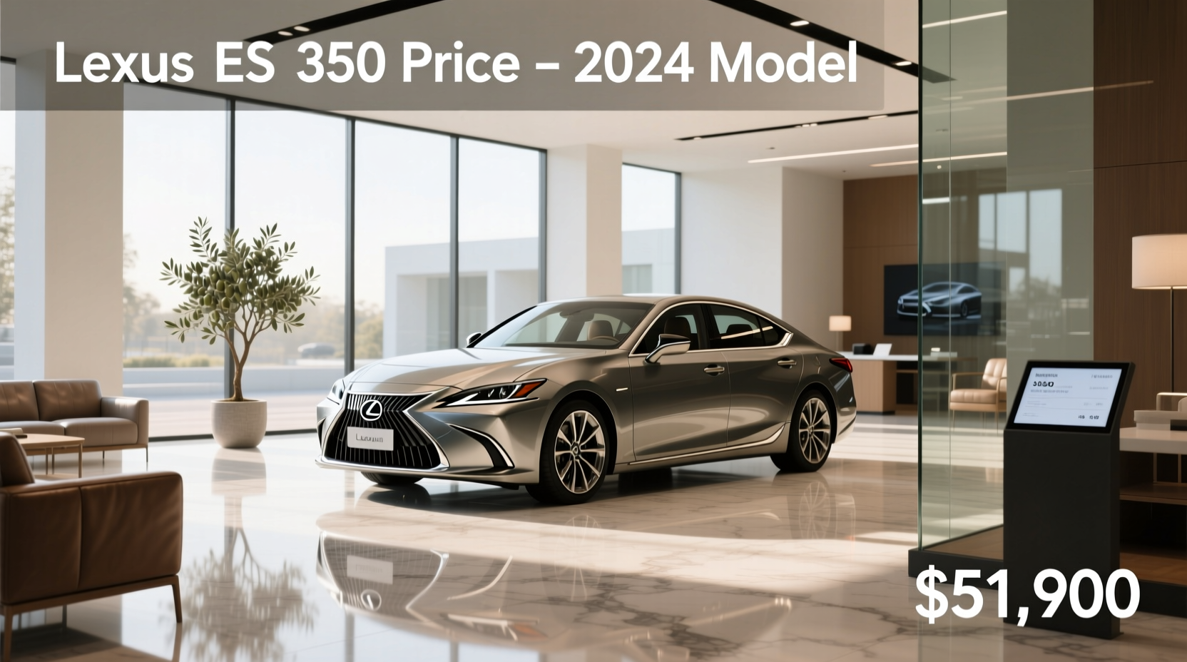 What Is the 2025 Lexus ES 350 Price by Trim and Region?