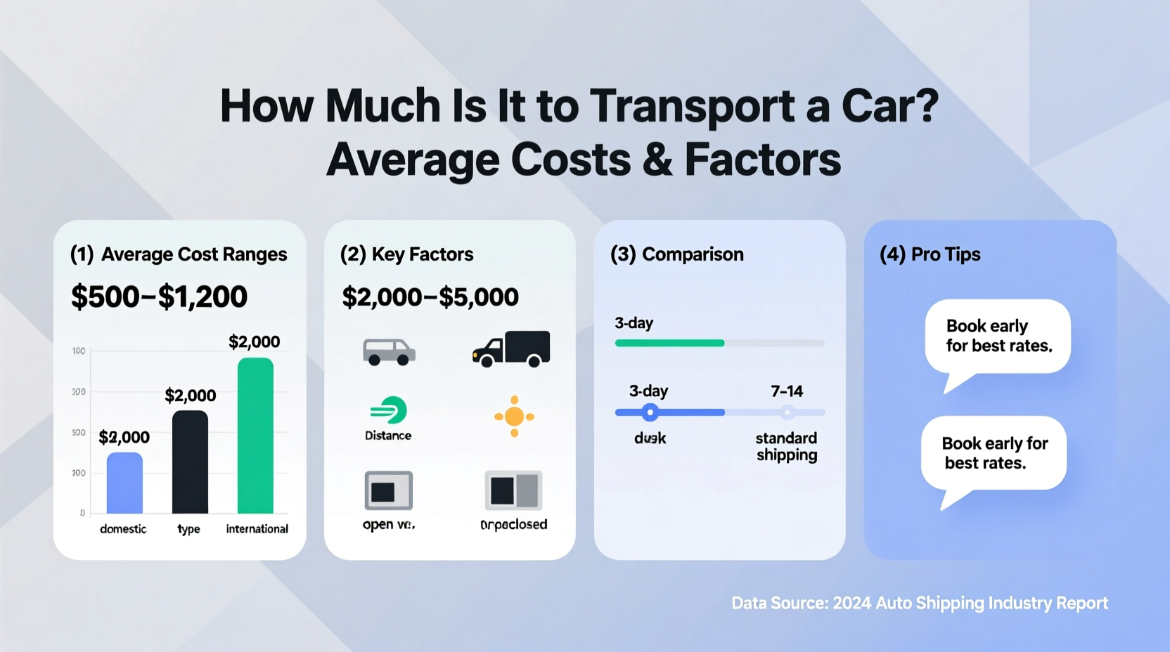 how much is it to transport a car