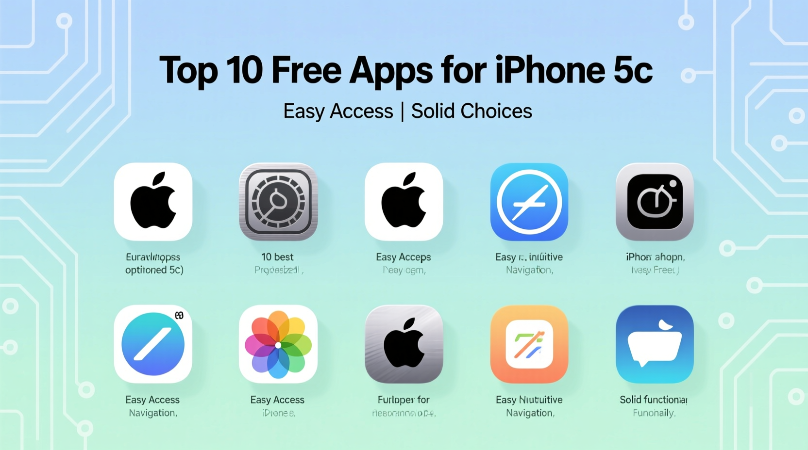 10 best free apps for iphone 5c with easy access and solid choices